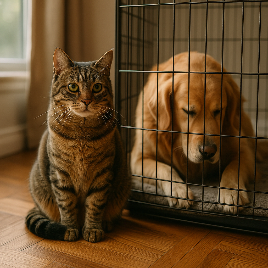 Como lidar com o comportamento destrutivo de cães e gatos