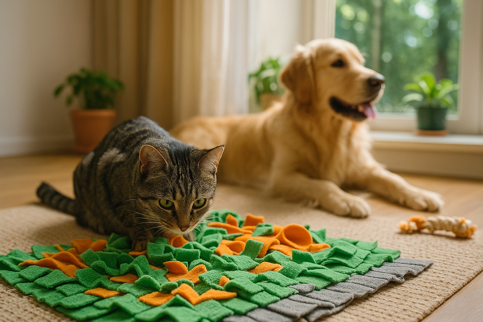 A importância do enriquecimento sensorial para cães e gatos